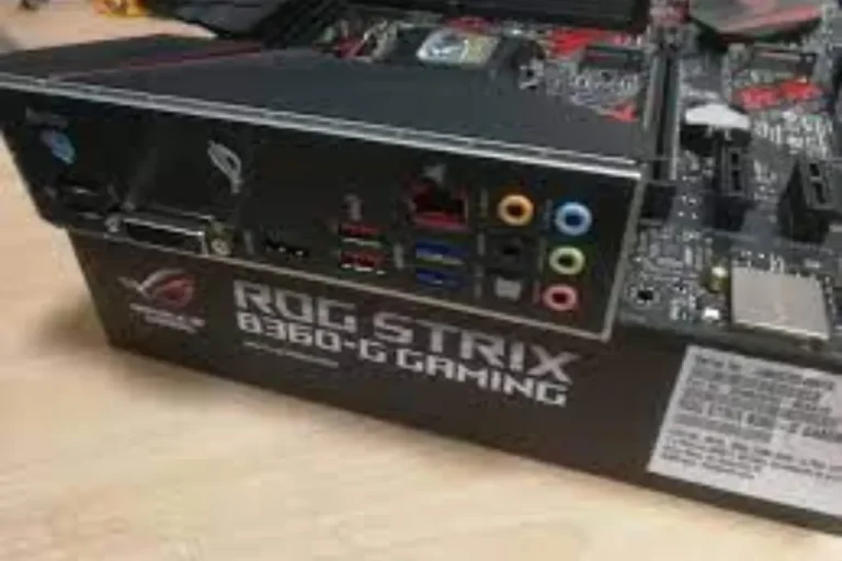 What is a motherboard I/O for and why is it used?