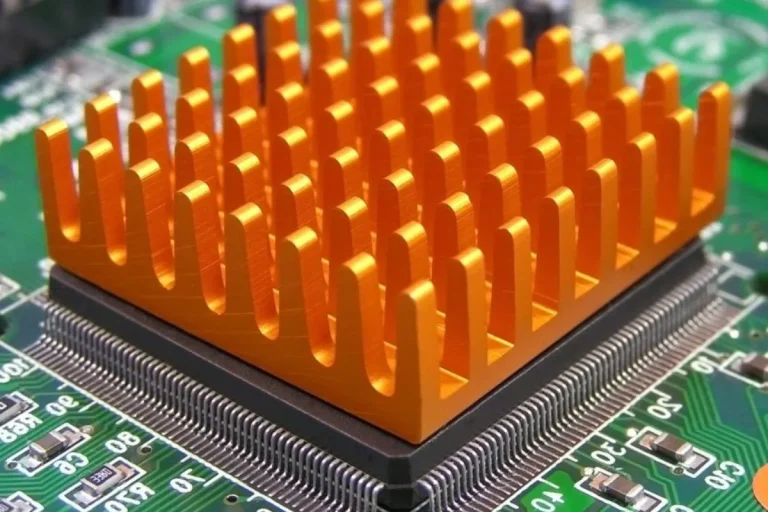 What is a heat sink on a motherboard?