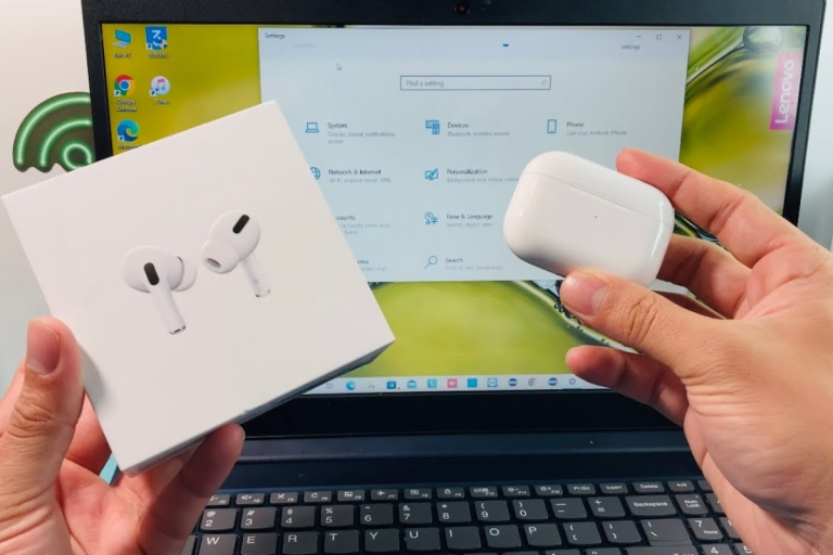 How to connect AirPods to the laptop?
